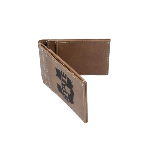 Brown U-State Front Pocket Wallet Folding Magnetic